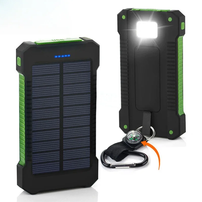 Portable Charger 20000Mah - 20000mah Portable Solar Power Bank Waterproof