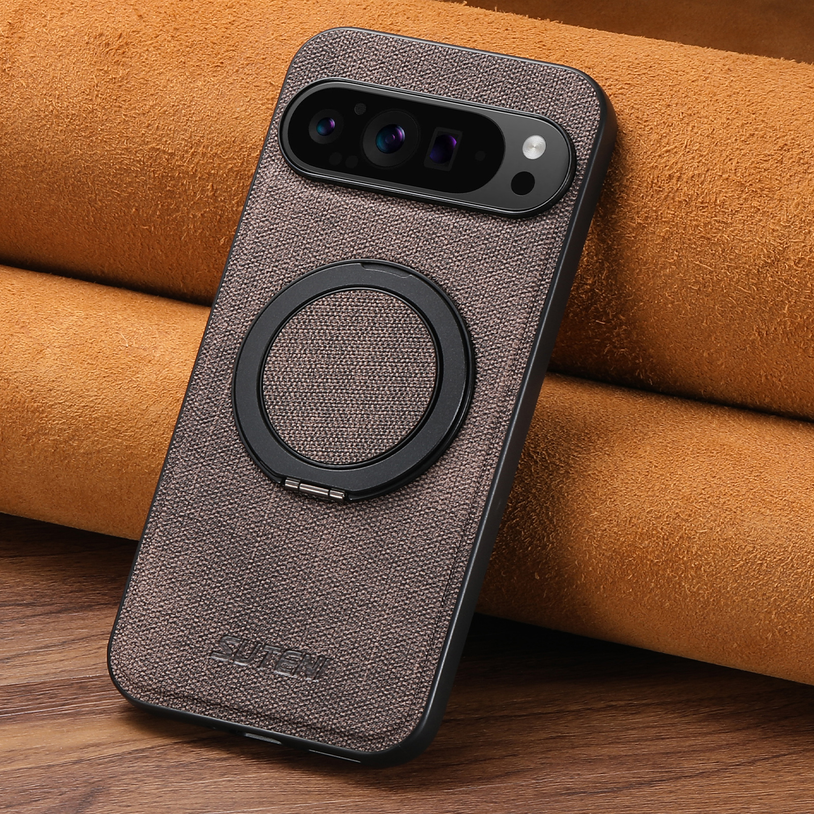 Phone Accessories Popsocket - Faux Leather Magnet Wireless Charging Phone