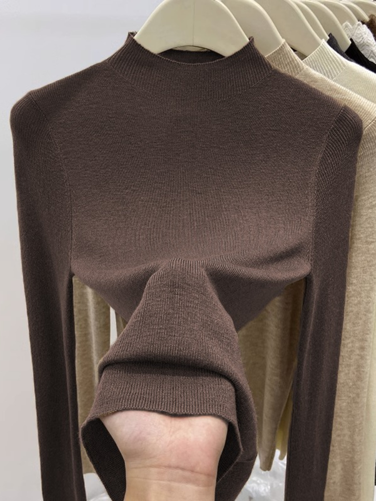 Phone Accessories On Top - Autumn Winter Turtleneck Sweater Women 2026