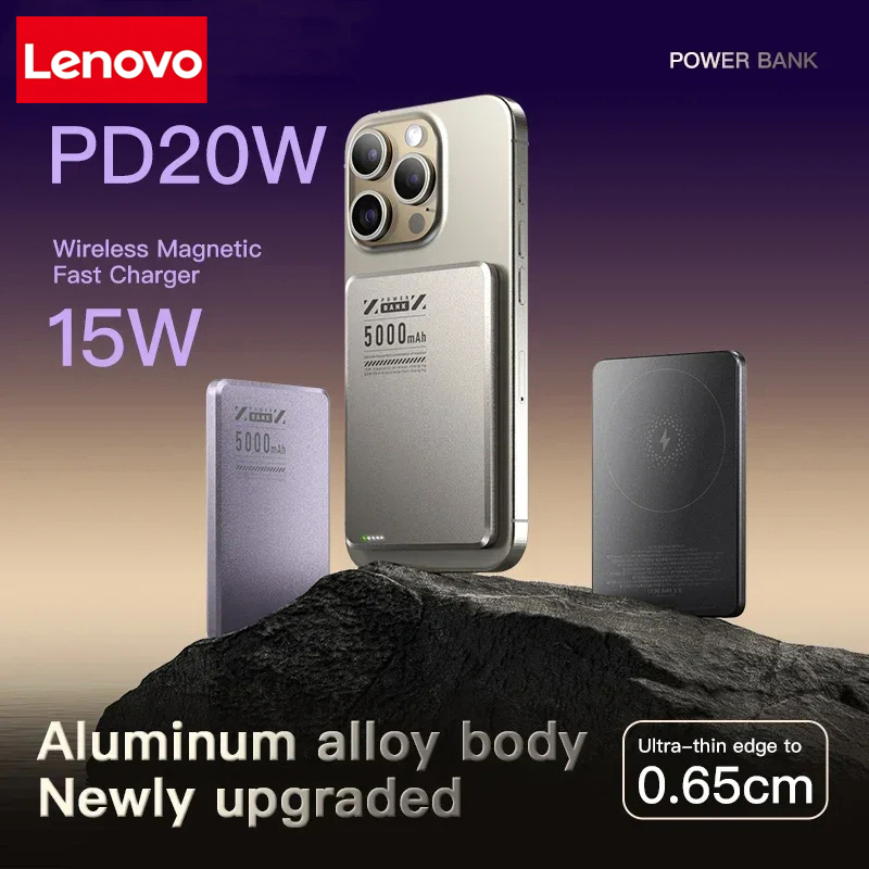 Lenovo Slim 5000mAh Wireless M - Power Bank Slim のレビューと価格
