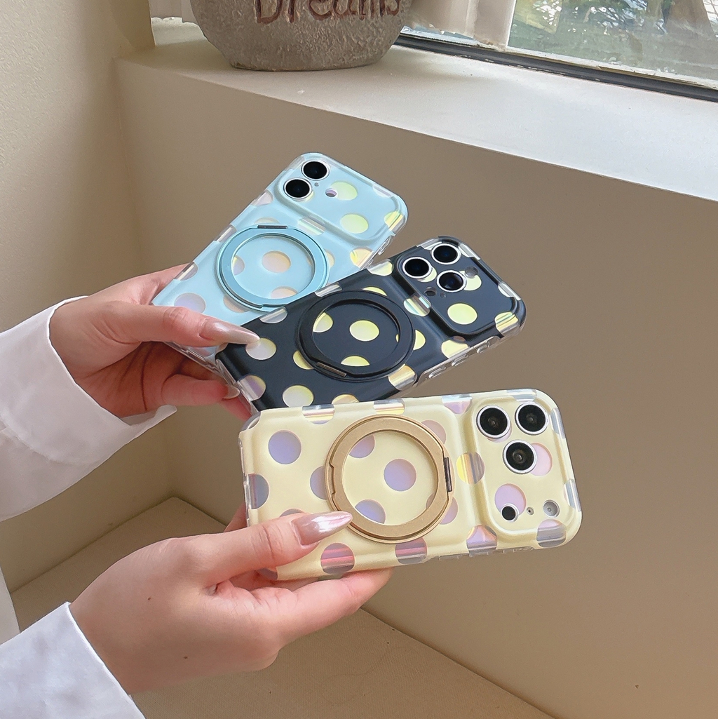 Fashion Illusory Color Polka D - Phone Accessories Popsocket のレビューと価格