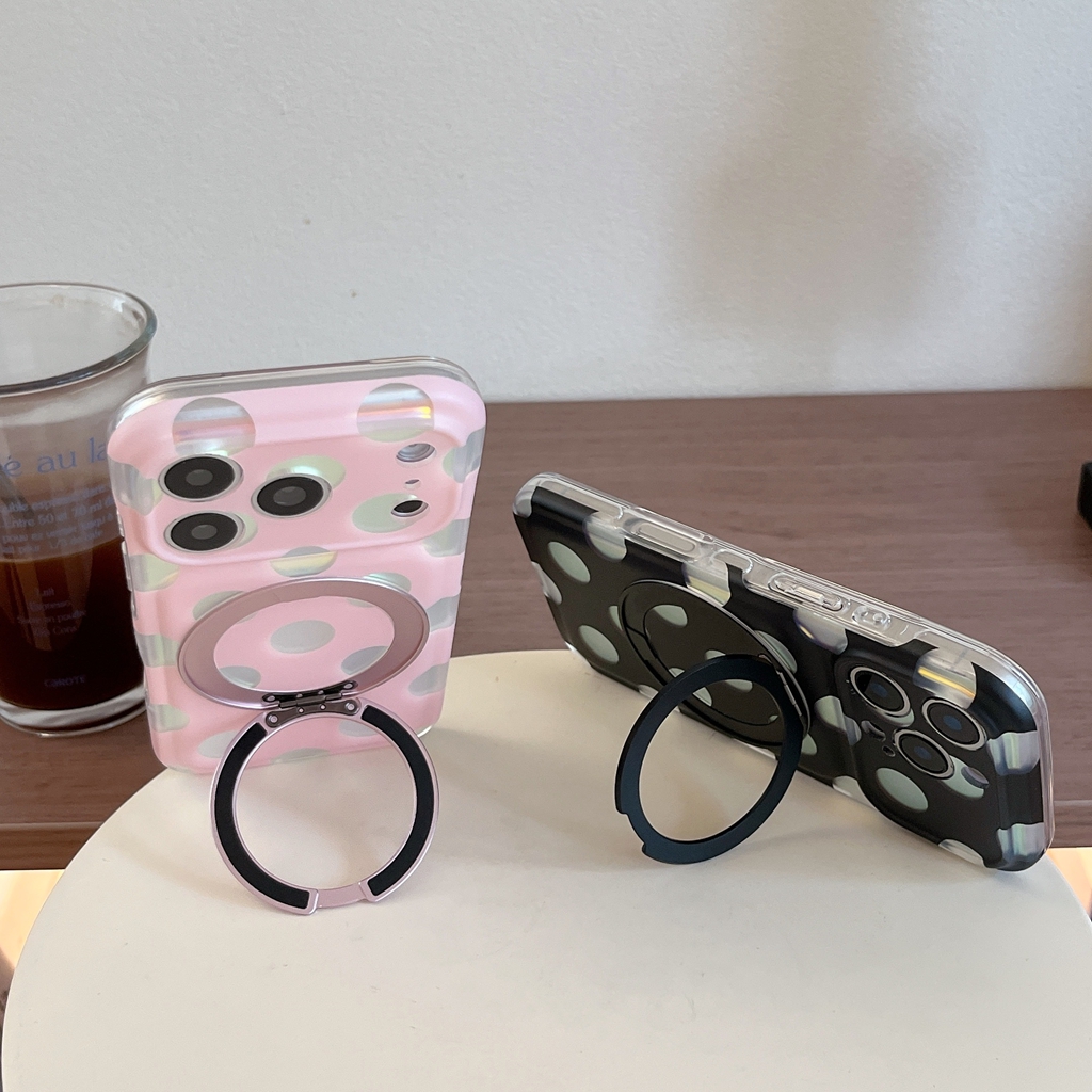 Fashion Illusory Color Polka D - Phone Accessories Popsocket のレビューと価格