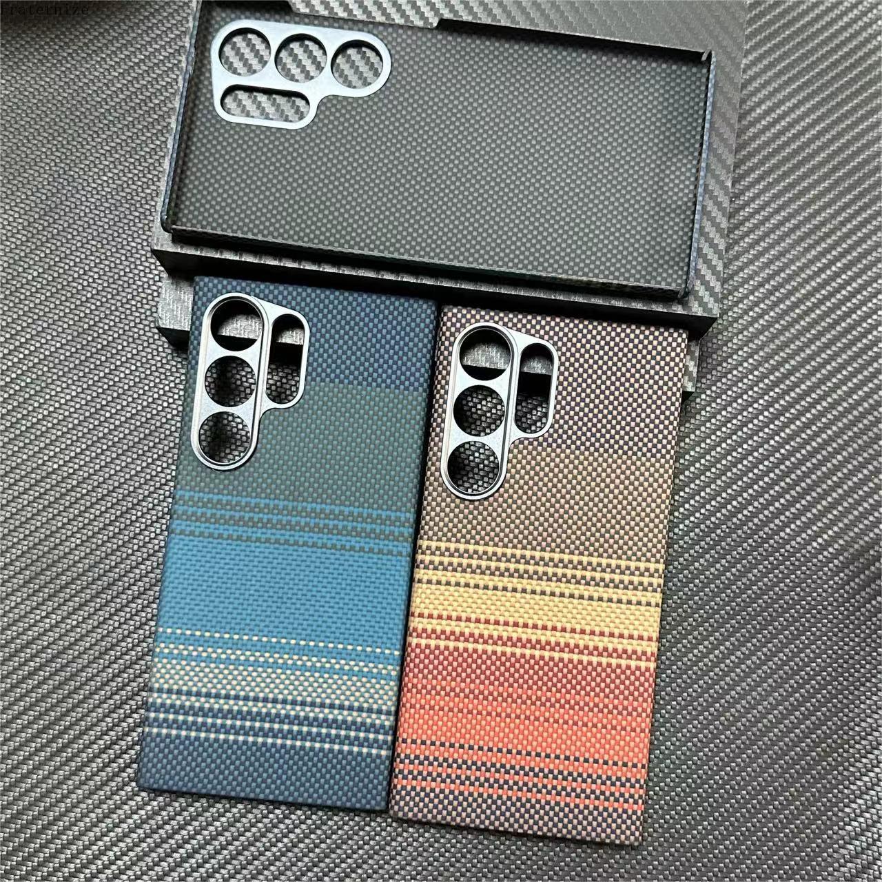 New Genuine Carbon Aramid Fibe - Phone Accessories Android のレビューと価格