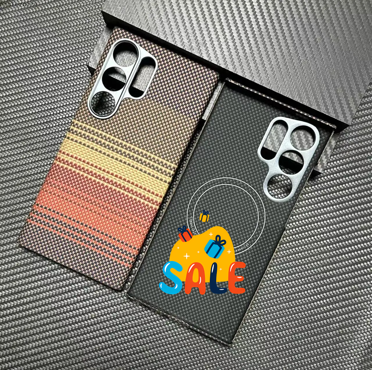 New Genuine Carbon Aramid Fibe - Phone Accessories Android のレビューと価格