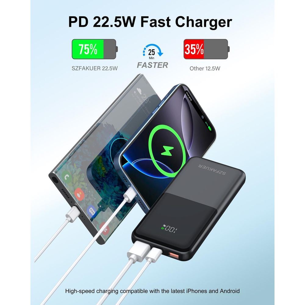 Slim 10000mAh USB-C Power Bank - Power Bank Slim のレビューと価格