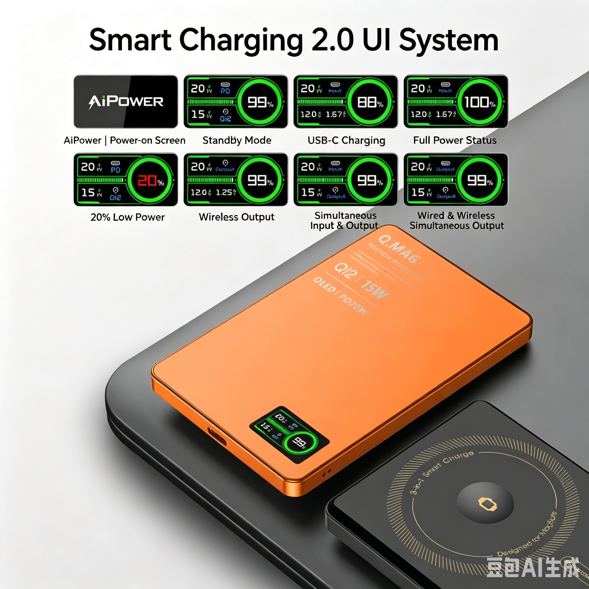 CCC Slim Original Qi2 Power Ba - Power Bank Slim のレビューと価格