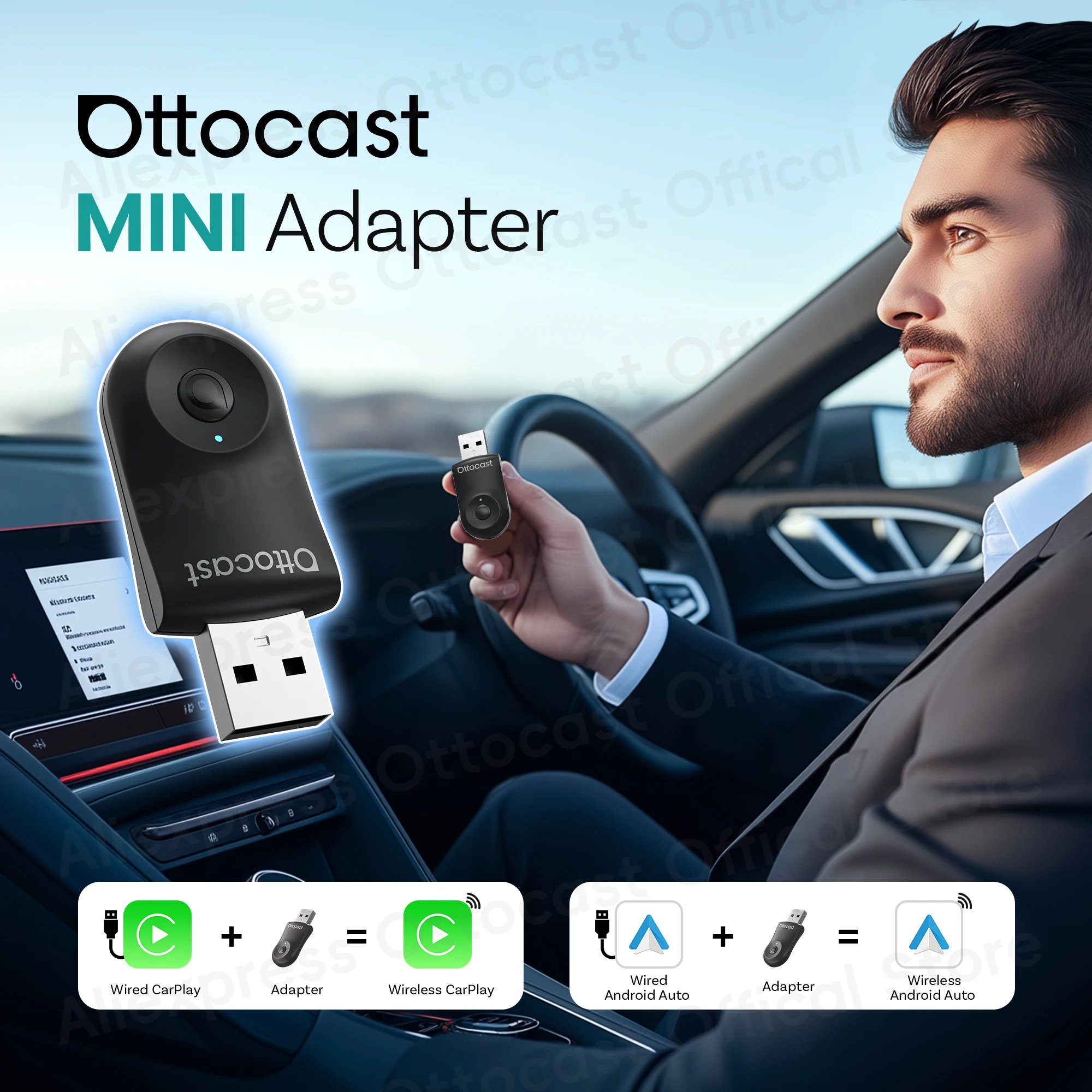 2026 New OTTOCAST MINI Wireles - Phone Accessories Android のレビューと価格
