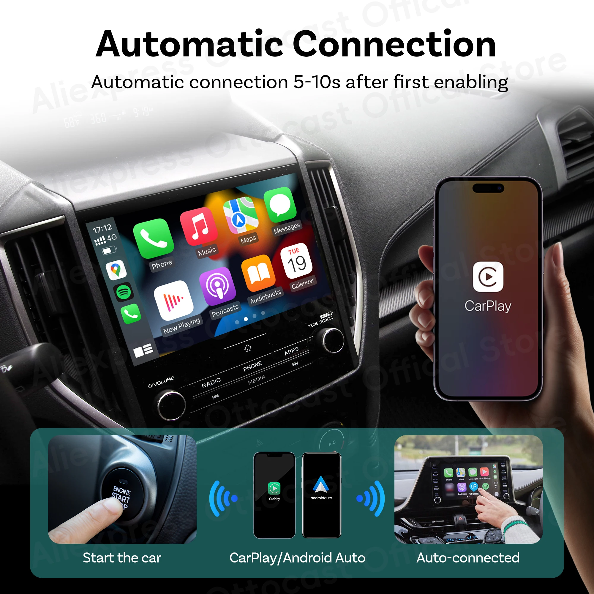 2026 New OTTOCAST MINI Wireles - Phone Accessories Android のレビューと価格