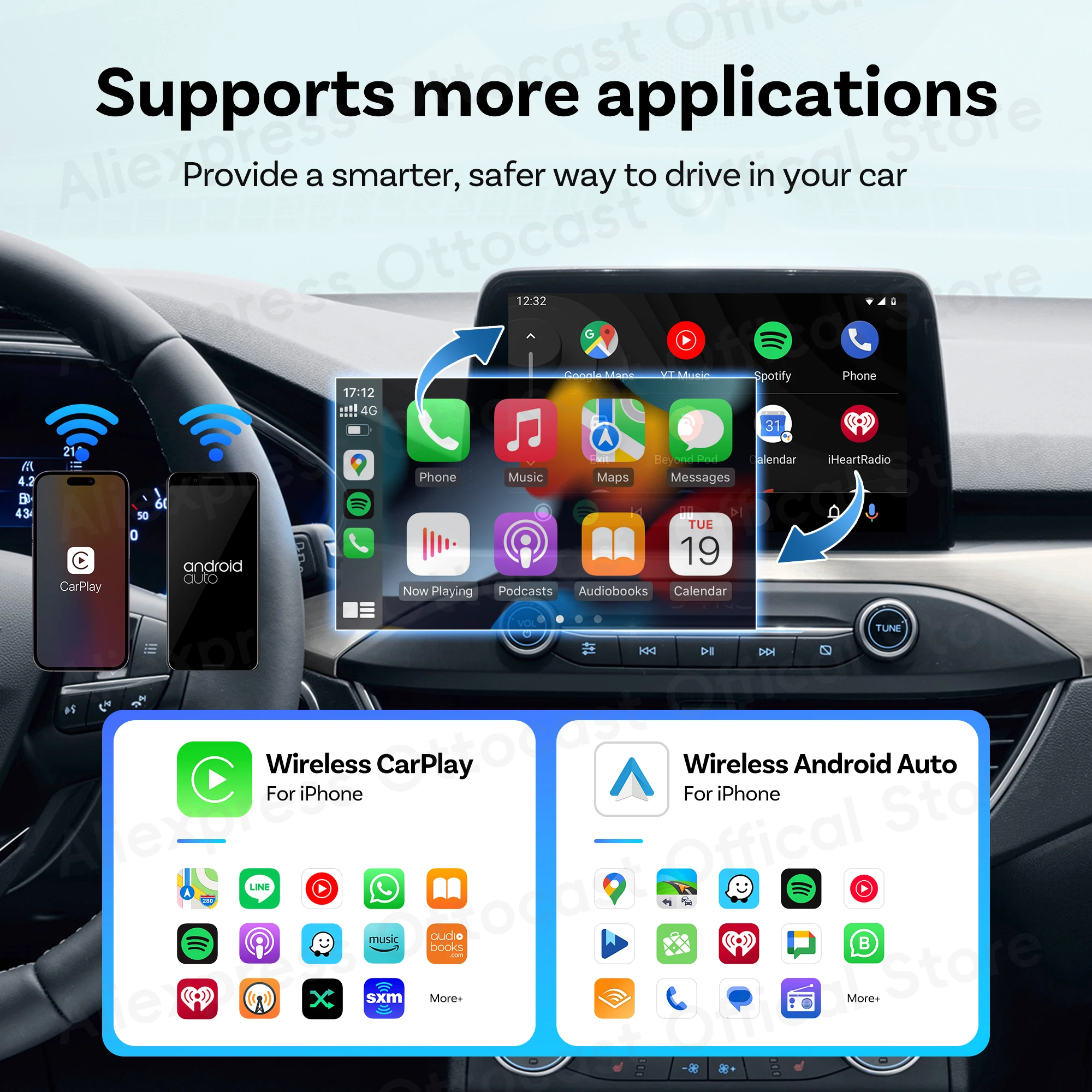 2026 New OTTOCAST MINI Wireles - Phone Accessories Android のレビューと価格
