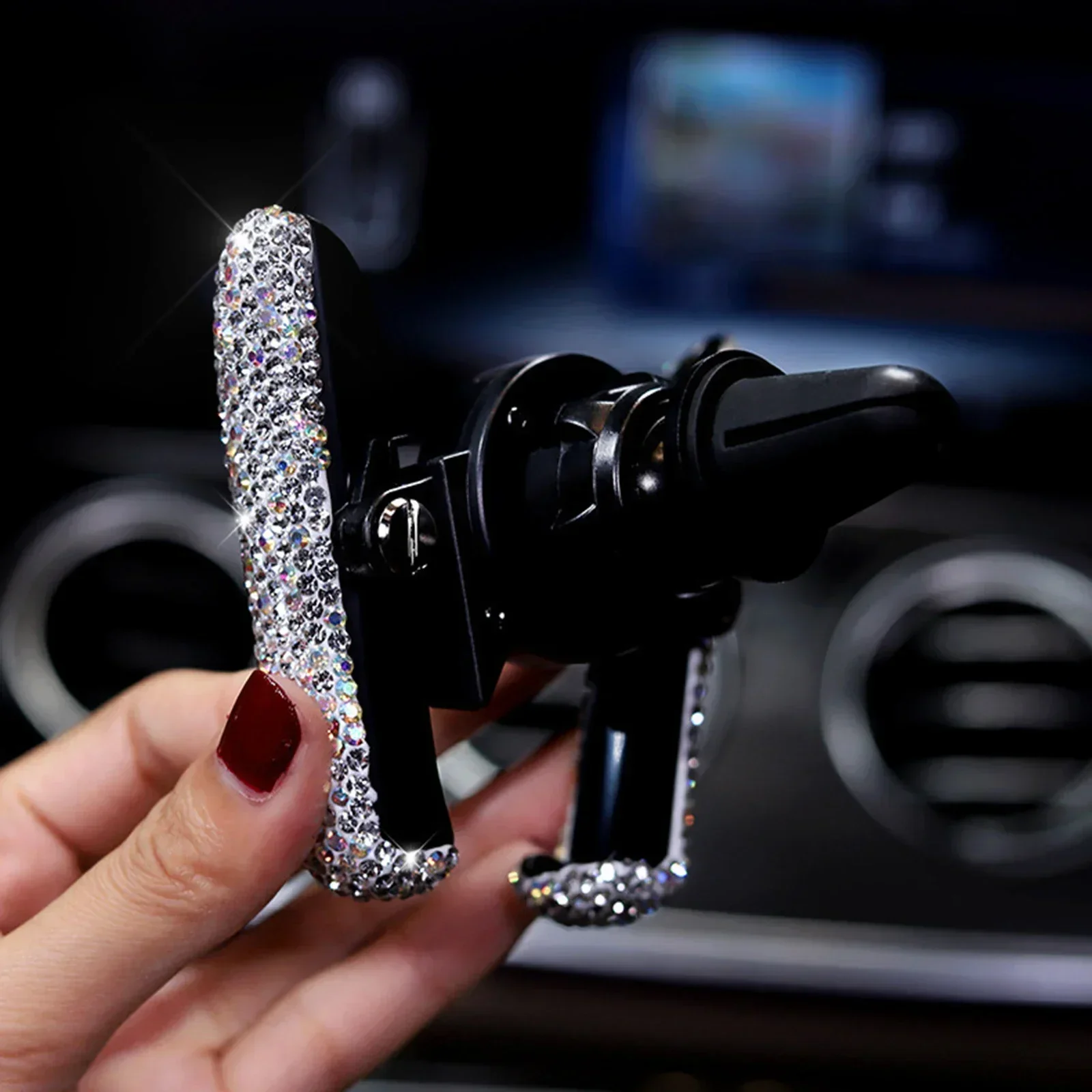NEW Car Phone Holder Diamond C - Phone Accessories Android のレビューと価格
