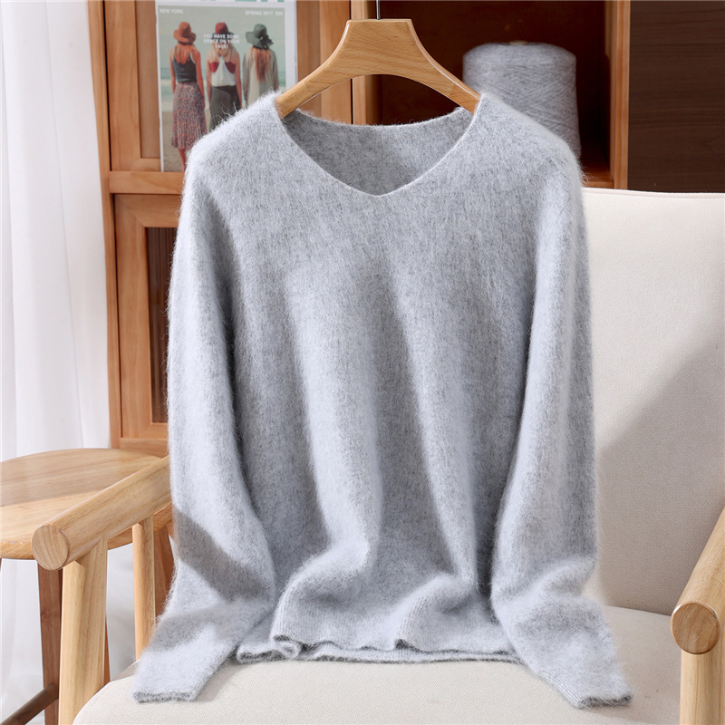 100% Mink Cashmere Sweater Wom - Phone Accessories On Top のレビューと価格