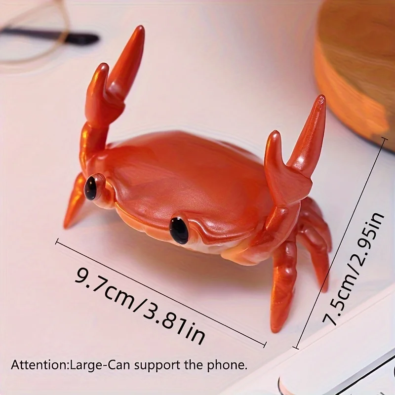 Personality 3D Crab Desk Decor - Phone Accessories For Old People のレビューと価格