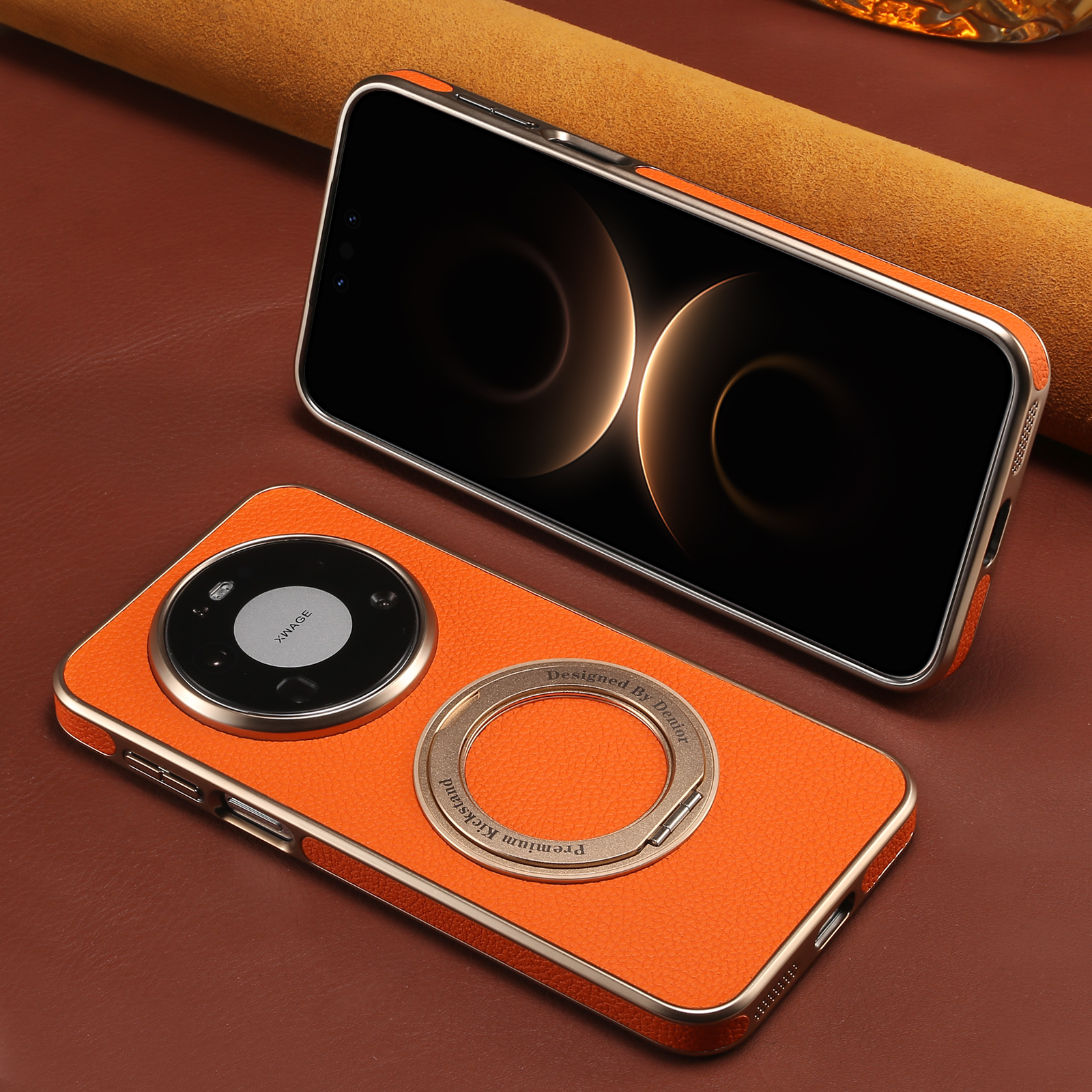 Denior Litchi Grain Phone Case - Phone Accessories Popsocket のレビューと価格