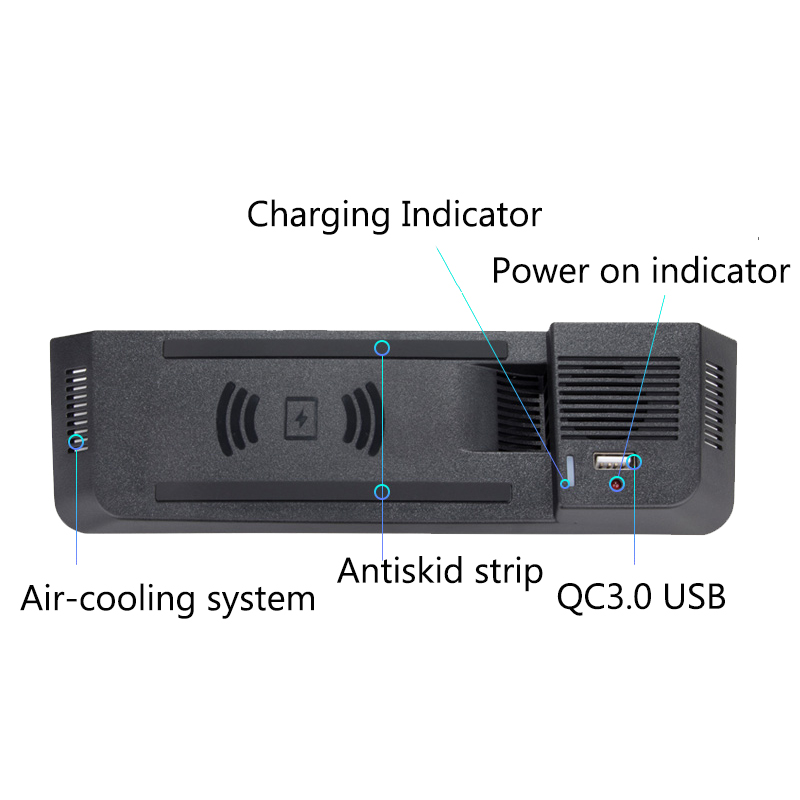 15w Qi Car Wireless Charger Fo - Phone Accessories Android のレビューと価格
