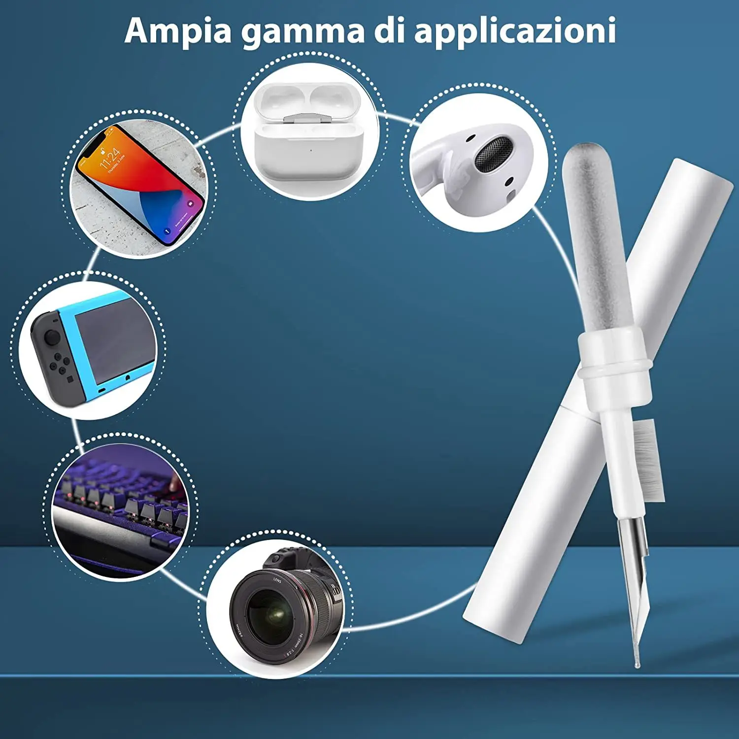 Bluetooth Earphone Cleaner Kit - Wireless Earbuds Case のレビューと価格