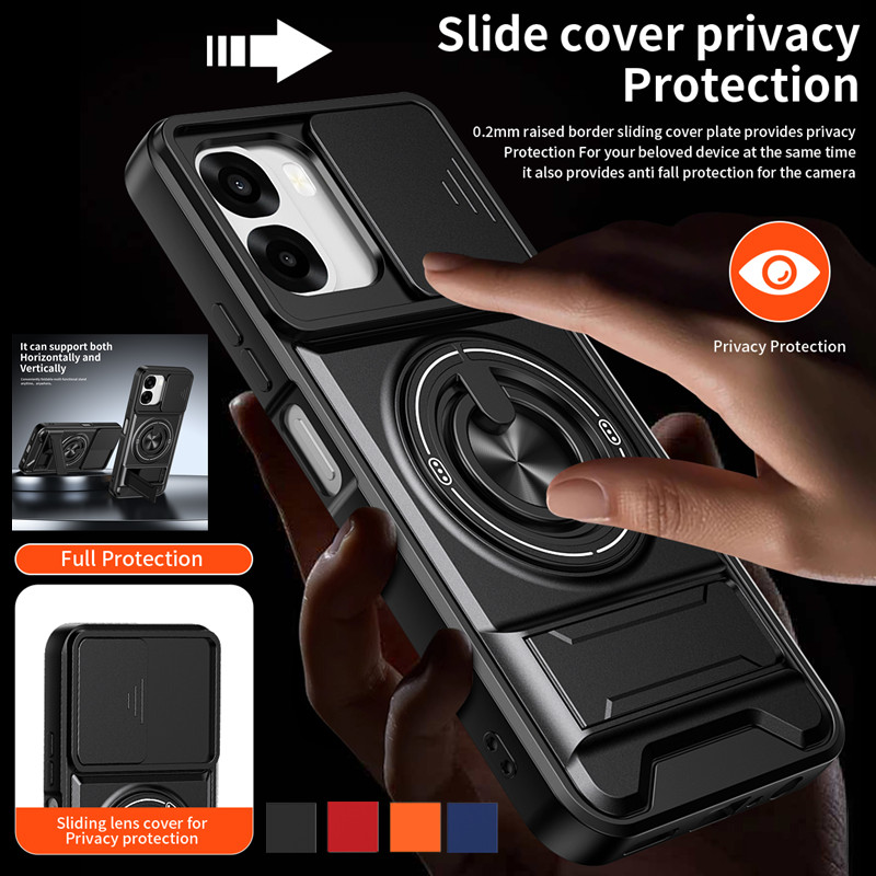 Armor Phone Case For Oppo A6x  - Phone Accessories Popsocket のレビューと価格