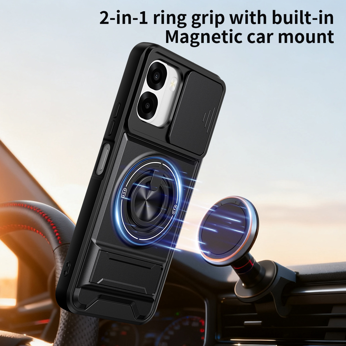 Armor Phone Case For Oppo A6x  - Phone Accessories Popsocket のレビューと価格