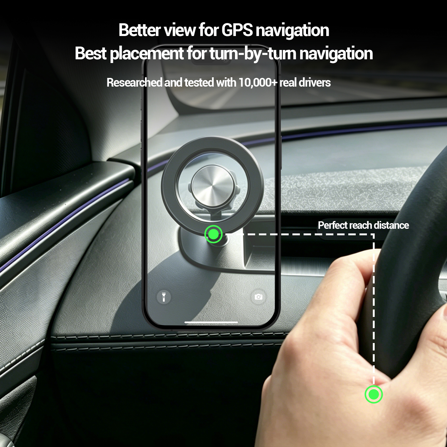 Mobile Phone Holder For Tesla  - Phone Accessories Android のレビューと価格