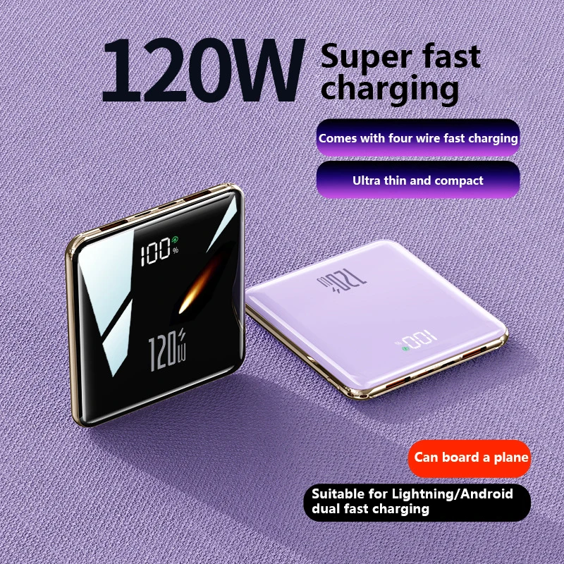 New 500000mAh Mini Power Bank  - Portable Charger 20000Mah のレビューと価格