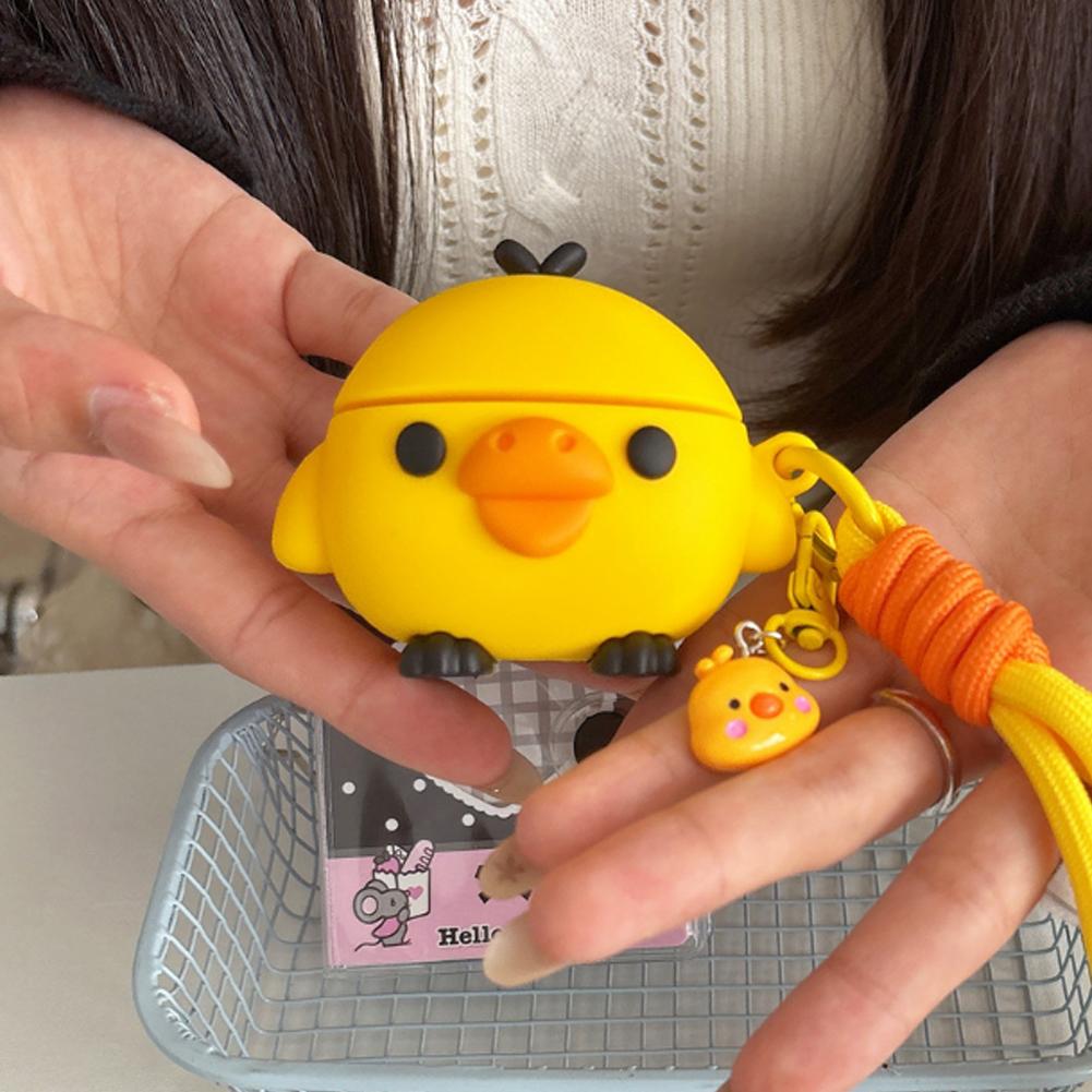Cute 3D Yellow Chick Silicone  - Wireless Earbuds Case のレビューと価格