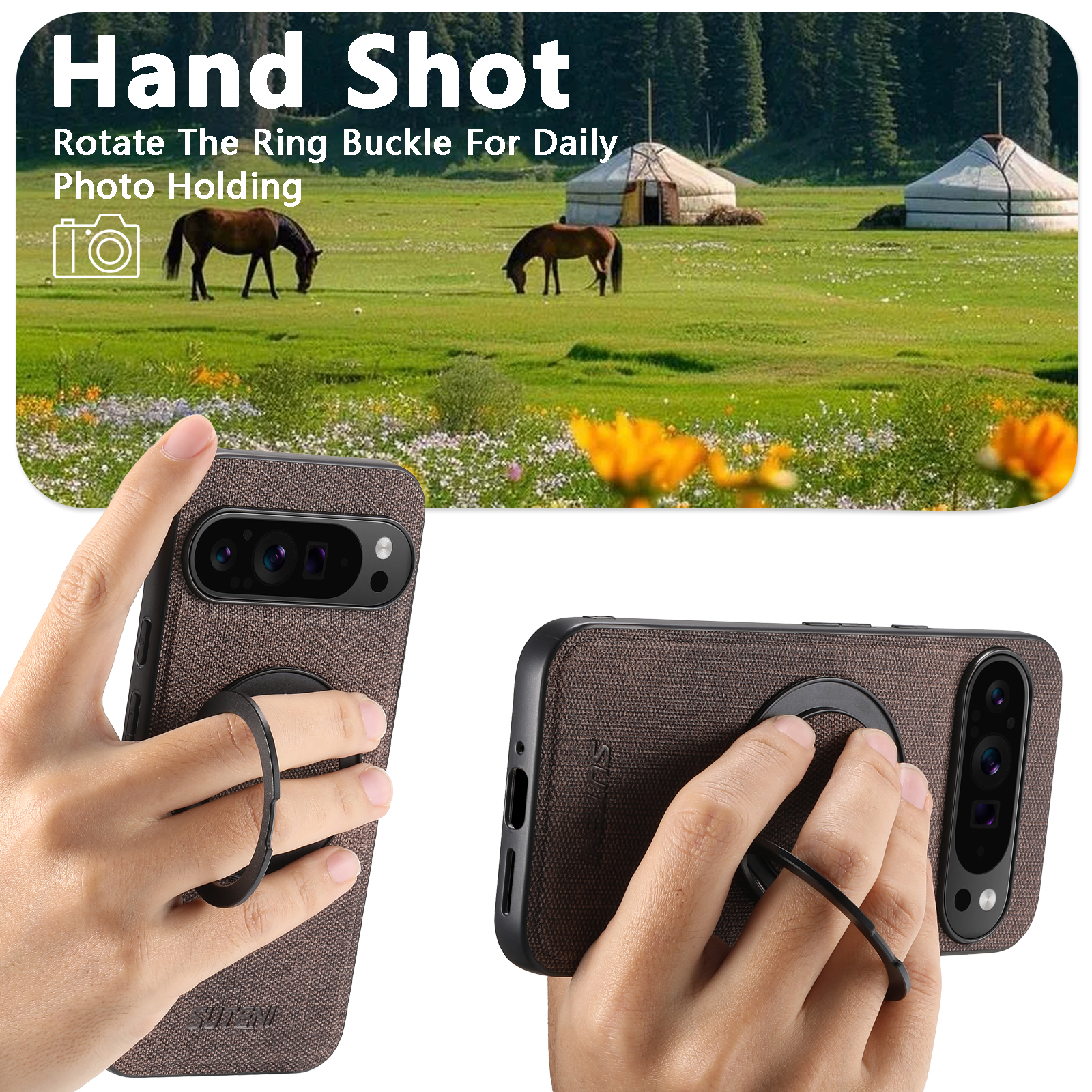Faux Leather Magnet Wireless C - Phone Accessories Popsocket のレビューと価格