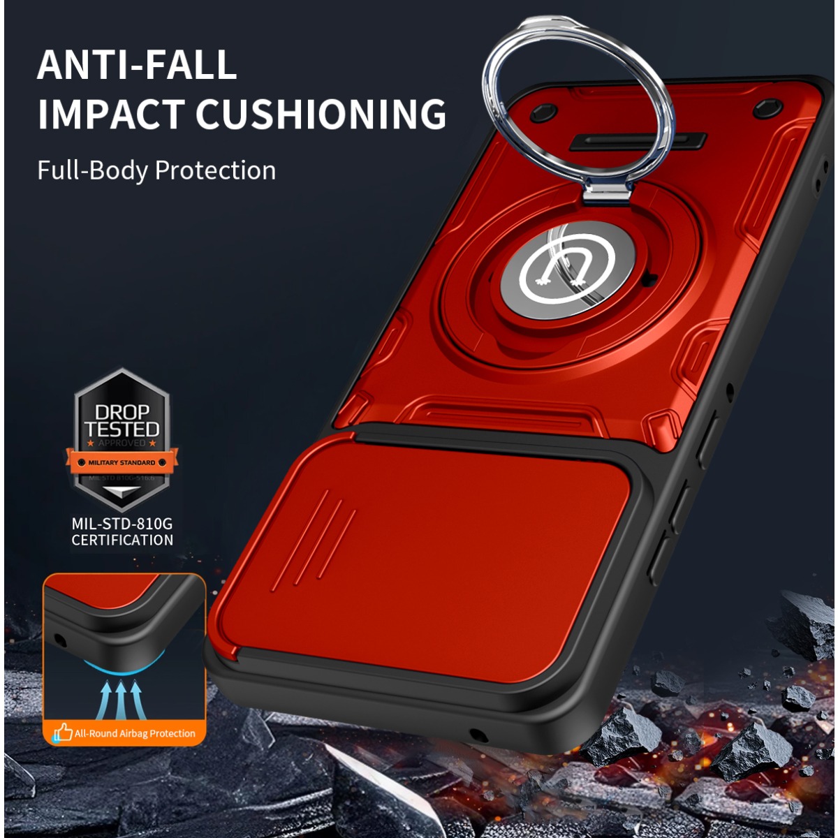 Armor Shockproof Ring Holder P - Phone Accessories Popsocket のレビューと価格