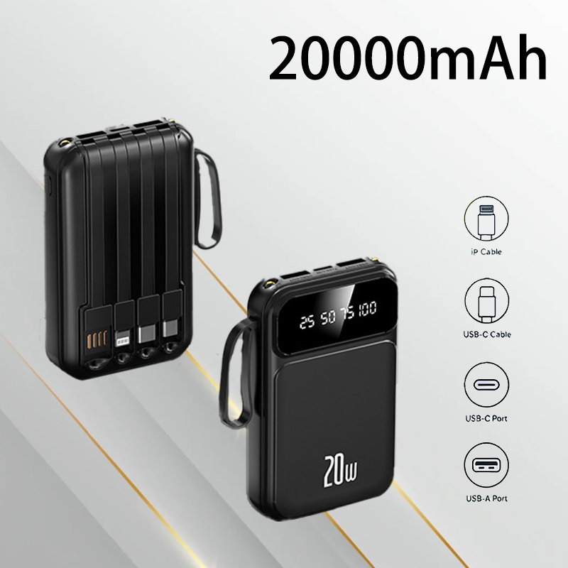 Ultra Slim Power Bank Built-in - Power Bank Slim のレビューと価格