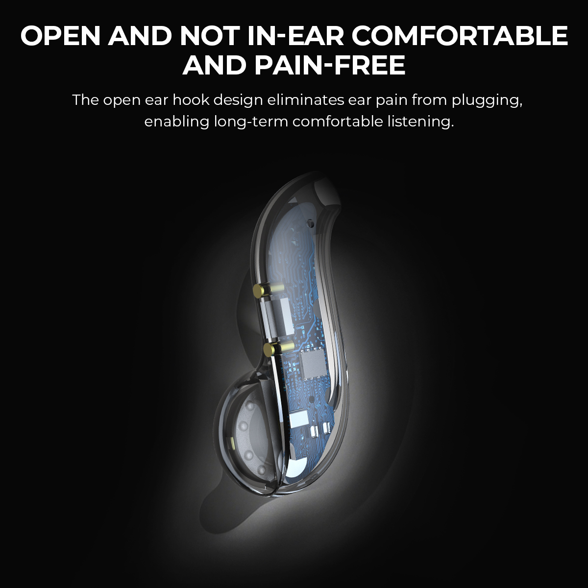 Open-ear Bluetooth Headphones  - Wireless Earbuds Case のレビューと価格