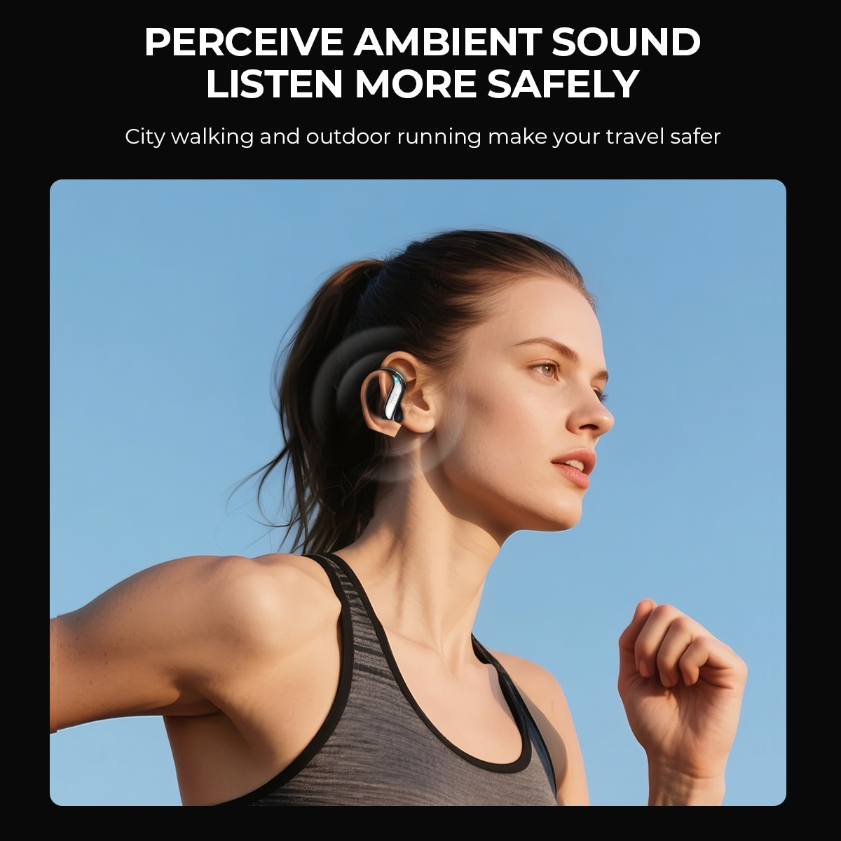 Open-ear Bluetooth Headphones  - Wireless Earbuds Case のレビューと価格