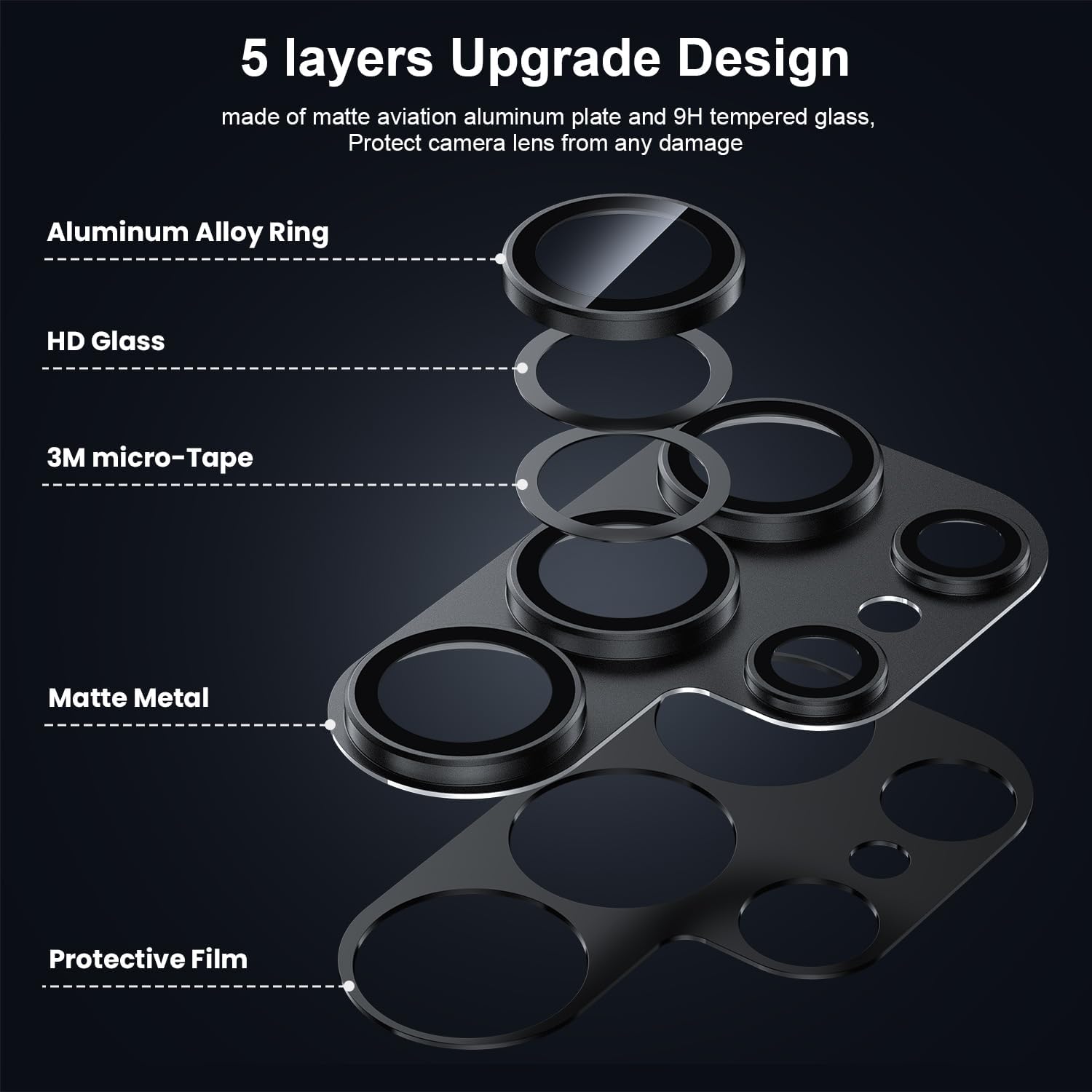 Camera Lens Protector Cover Fo - Phone Accessories Android のレビューと価格