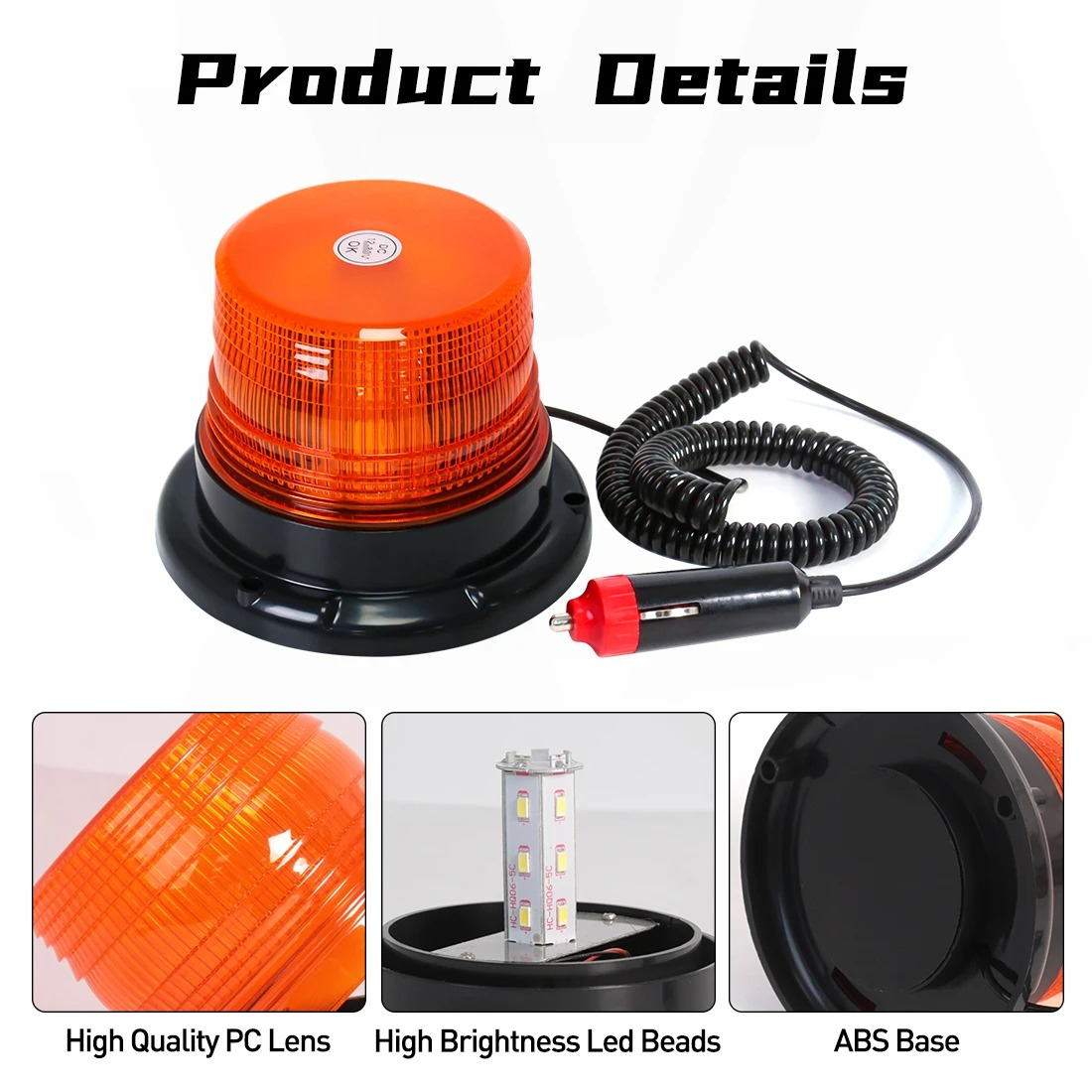 LED Strobe Warning Light Emerg - Phone Accessories On Top のレビューと価格