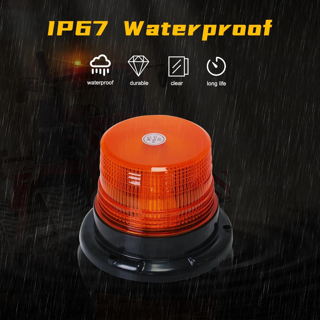 LED Strobe Warning Light Emerg - Phone Accessories On Top のレビューと価格