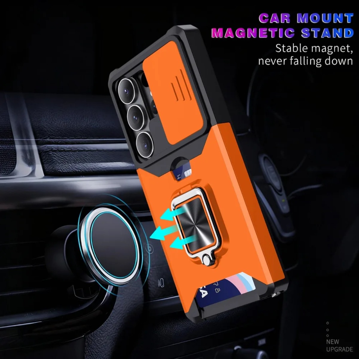 Card Slot Ring Holder Phone Ca - Phone Accessories Popsocket のレビューと価格