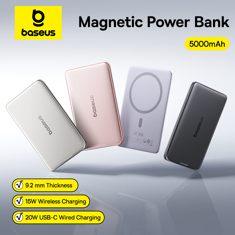 Baseus 5000mAh Magnetic Power  - Portable Charger 20000Mah のレビューと価格