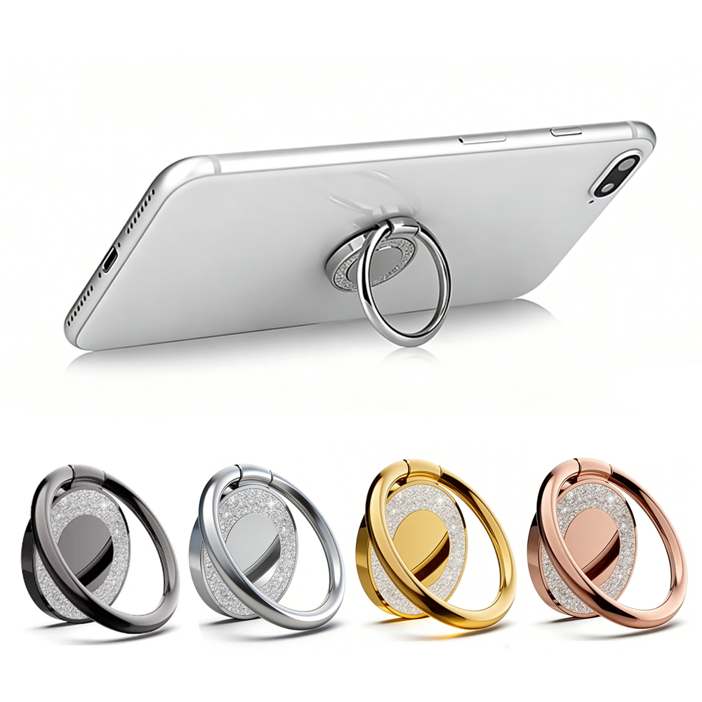 360° Rotatable Metal Ring Phon - Phone Accessories Popsocket のレビューと価格