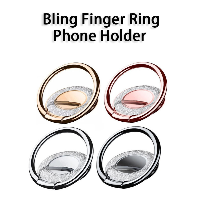 360° Rotatable Metal Ring Phon - Phone Accessories Popsocket のレビューと価格