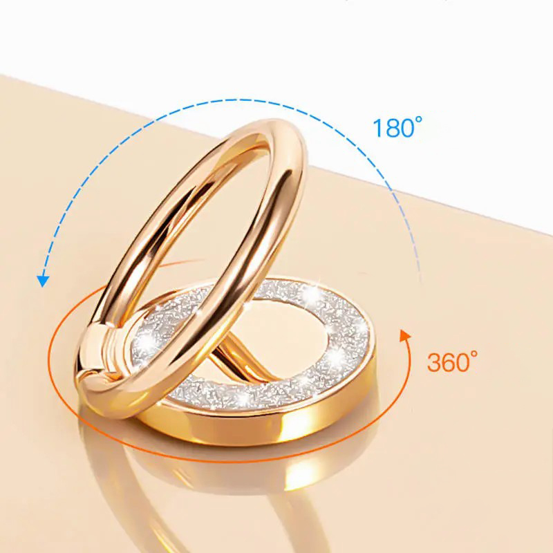 360° Rotatable Metal Ring Phon - Phone Accessories Popsocket のレビューと価格